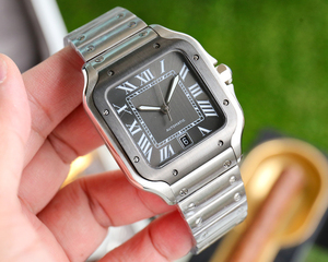 Hộp đồng hồ nam màu đỏ sang trọng và cao cấp phù hợp với đồng hồ cơ tự động Cartier và hộp quà Tặng thương hiệu khác - Product Image 6