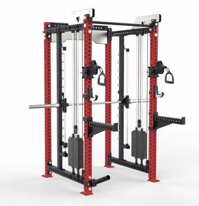 Equipo de Gimnasio Multifuncional de Acero de Alta Calidad para Uso Comercial, Polea de Levantamiento de Pesas, <span class=keywords><strong>Jaula</strong></span> de Sentadillas, Power Rack - Product Image 1