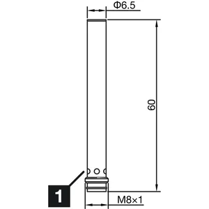 เซ็นเซอร์วัดระยะแบบเหนี่ยวนำ INSM-6D5-B01PS-T3 ระยะตรวจจับ 1 มม. ระดับการป้องกัน IP67 ได้รับการรับรองมาตรฐาน CE - Product Image 2