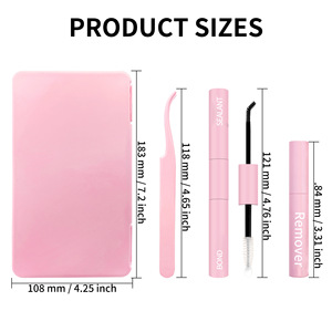 Spiky Lashes Individual Clusters 30D 40D 50D 60D 80D Soft Lightweight Natural <b>DIY</b> Eyelash Extension <b>Kit</b> - Product Image 3