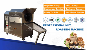 <span class=keywords><strong>Machine</strong></span> de torréfaction d'arachides avec tamis <span class=keywords><strong>à</strong></span> mailles, graines de citrouille, sésame, <span class=keywords><strong>grain</strong></span> d'orge, torréfacteur, lot, équipement de torréfaction de noix - Product Image 2