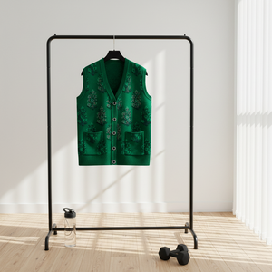 Chaleco de punto vintage con bordado floral de otoño para <span class=keywords><strong>abuela</strong></span>, chal de <span class=keywords><strong>abuela</strong></span>, chaqueta para madre de mediana edad - Product Image 1