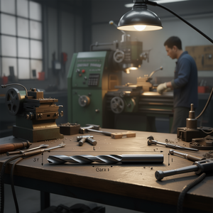 Broca Helicoidal Cilíndrica Fervi para Máquinas Herramienta de Carburo - Product Image 3