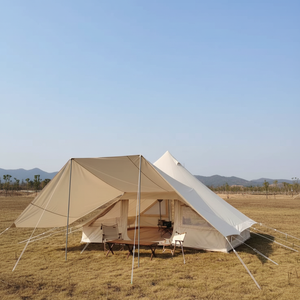 <span class=keywords><strong>Tenda</strong></span> <span class=keywords><strong>da</strong></span> <span class=keywords><strong>Campeggio</strong></span> Familiare Impermeabile per Esterni in Cotone 4 Stagioni Confortevole Ampio Spazio <span class=keywords><strong>Tenda</strong></span> Glamping di Lusso - Product Image 1