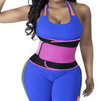 Gros néoprène femme gilet abdominal ligne construction gym yoga sauna taille shaper sweat wrap orthèse combustion des graisses ceinture tondeuse