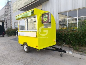 Etodevice Remolque Móvil de Comida Rápida para Churros, Carrito de Comida, Quiosco de Postres, Remolque de Comida Callejera, Carrito de Helados, Remolque para Alimentos - Product Image 2