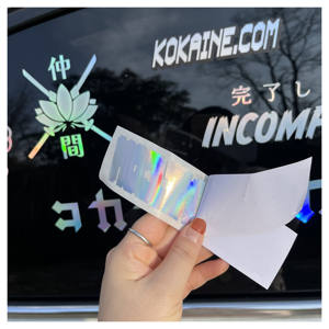 ملصقات مخصصة لنقل جسم السيارة من خلال مقاومة الآشعة الفوق بنفث الفوق بالأعلى ملصقات واقية من الرياح ملصقات أنيمي هولوجرافية - Product Image 5