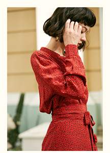 Carolingian diseñador francés cintura temperamento falda de seda de morera Vintage 16mmi vestido de seda vestidos casuales - Product Image 6