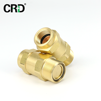 Raccord rapide auto-scellant en laiton CRD pour climatiseur, tailles 1/2 et 5/8, anti-fuite, sans soudure, accessoires universels
