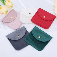 Pochette carrée dorée à fermeture éclair pour bijoux, en velours de soie, pour rangement de rouge à lèvres et parfum, petit sac cadeau, emballage en gros