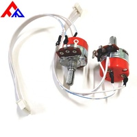 Fanrui B100K B500K 10K 20% Dimming Potentiometer with Rotary 24mm RK24 Series DPST Metals & Plastics