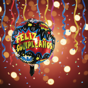 Globo de Aluminio Redondo Metálico de 18 Pulgadas para Decoración de Fiestas de Cumpleaños, Diseño Party Love - Product Image 2