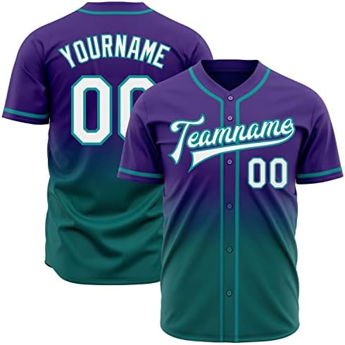Purple and Teal Green