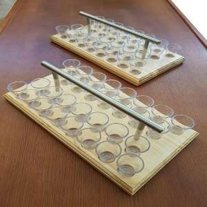 Benutzer definierte Rechteck Holz Kommunion Tablett - Product Image 1