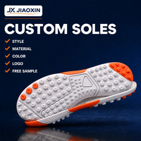 Semelle de chaussure de football professionnelle en caoutchouc, crampons antidérapants, absorption des chocs pour l'entraînement, OEM/ODM
