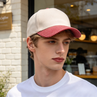 Casquette de baseball en coton vierge à 5 panneaux, calotte haute, imprimé gingham par sublimation, visière contrastante, logo personnalisé, vente en gros, Kepka de pique-nique
