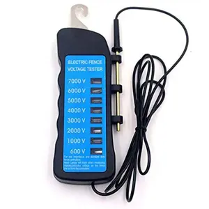 Điện hàng rào 600V-7000V nhựa Neon Đèn Điện áp vôn kế điện hàng rào Tester năng lượng mặt trời Energizer Tester