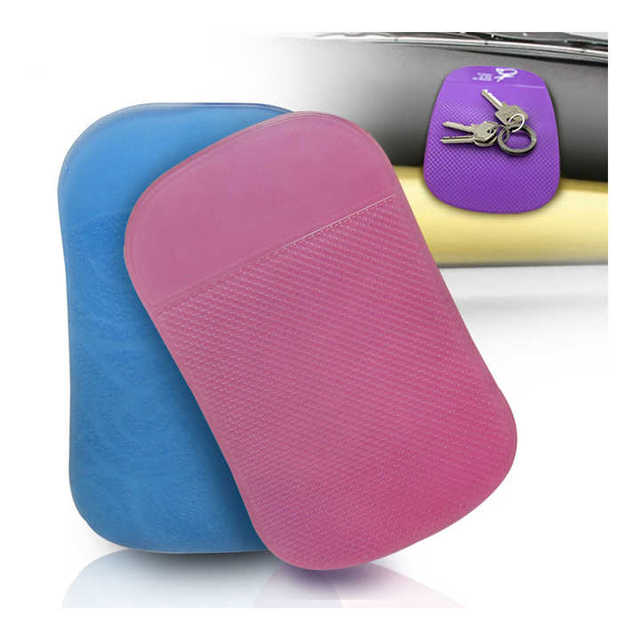 OEM Design PU Adhesive Anti-slip Flexible Car Phone Dashboard Pad Mat