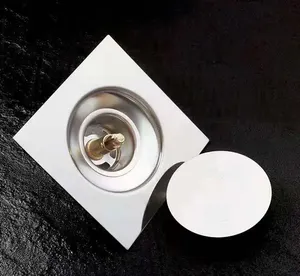 Personalizzabile moderno <span class=keywords><strong>scarico</strong></span> <span class=keywords><strong>doccia</strong></span> quadrato rapido che sbloccano il bagno in acciaio inossidabile <span class=keywords><strong>scarico</strong></span> a pavimento rimovibile dimensione del Logo - Product Image 3