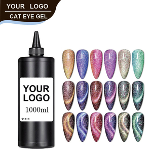 Esmalte de Gel UV con Purpurina Efecto Ojo de Gato de Súper Adhesión, Acabado Brillante de Larga Duración para Salón de Uñas Profesional y Uso Doméstico DIY - Product Image 1