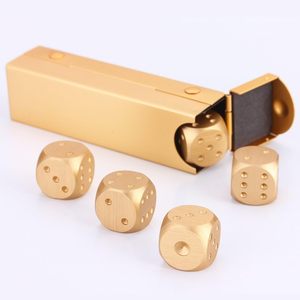 5pcs kim loại xúc xắc với trường hợp vuông 16mm Hợp kim nhôm xúc xắc với hình chữ nhật di động Hộp bảng trò chơi quà tặng cho Tabletop Poker trò chơi - Product Image 5