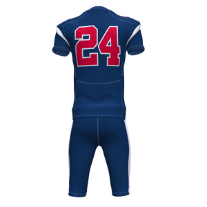 Nouveauté, vente en gros, ensembles de vêtements de sport personnalisés pour équipes américaines, impression par sublimation numérique, maillot de football américain brodé pour hommes - Product Image 4
