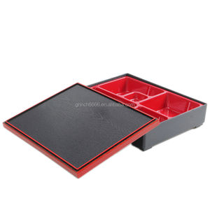 Boîte à bento japonaise de restaurant de sushi 2025, livraison de 5 compartiments, boîte à déjeuner japonaise servie sur le train à grande vitesse <span class=keywords><strong>Genji</strong></span> - Product Image 5