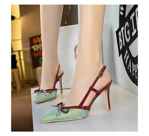 Tacones Finos y Sensuales con Tira Trasera en Colores Mezclados, Zapatos de Tacón Alto para Mujer, Primavera 2026 - Product Image 6