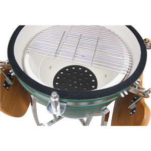 Auplex Parrilla Kamado <span class=keywords><strong>de</strong></span> Cerámica <span class=keywords><strong>de</strong></span> 21 Pulgadas, Ahumador <span class=keywords><strong>de</strong></span> Carbón para <span class=keywords><strong>Exteriores</strong></span>, Horno <span class=keywords><strong>de</strong></span> Barbacoa con Estantes Laterales para Cocinar en el Jardín y Fiestas - Product Image 4