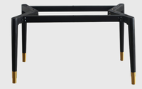 Ensemble de table à manger moderne de style italien européen, extensible, avec plateau en marbre, structure en métal, plateau en pierre frittée et pieds décorés d'or
