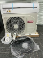 Aire Acondicionado Mini Split Inverter de 12000 BTU, Alimentado por Energía Solar, 48V Híbrido R32, Ahorro de Energía, Aire Acondicionado de Pared, Fuera de la Red, CE