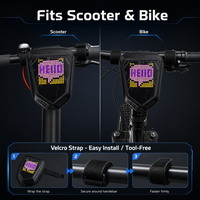 Sac avant pour vélo et trottinette avec écran LED, texte et GIF personnalisables, coque EVA étanche, pochette de guidon avec batterie externe USB intégrée, vente en gros