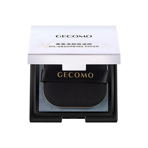 GECOMO vente en gros de démaquillage de l'huile de réparation maquillage maquillage soft focus nettoyer le visage papier absorbant l'huile miroir feuilleté de poudre intégré - Product Image 5