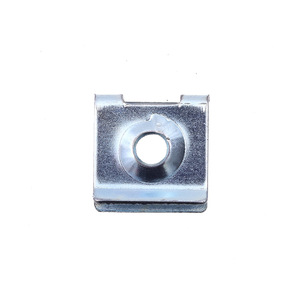 Clip metálico para matrícula, soporte tipo U para coche, reemplazo de sujetador, reparación, ajuste universal - Product Image 1