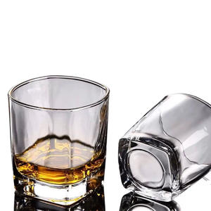 كوب مربع من الزجاج المقوى سعة 185 مل للشرب والتجمعات، مناسب لعشاق الويسكي - Product Image 1