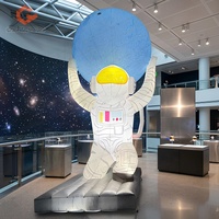 Astronaute gonflable géant lumineux à LED, mascotte gonflable publicitaire, cosmonaute pour la décoration d'événements de festivals de musique