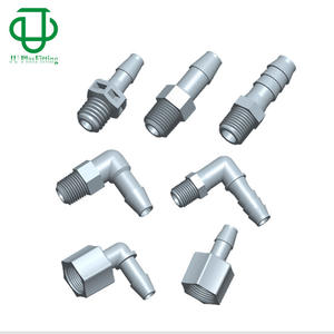 Adaptador de Manguera de Plástico Sanitario de Grado Alimenticio con Rosca Macho M5 de Alta Calidad, Conector Pagoda con Curva de Rosca Macho - Product Image 5