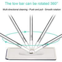 Lot de Balai Plat et Seau de Gros pour Nettoyage de Sols Domestiques, Vadrouille Magique en Microfibre Durable pour Maison et Bureau avec Essoreur