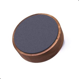 Soporte de Clip de papel de madera de nogal, dispensador de Clip de papel magnético de madera, caja organizadora de pines de Metal para escritorio - Product Image 3