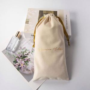 Sac d'emballage personnalisé pour bijoux de luxe en faux daim avec pochettes de présentation - Product Image 6