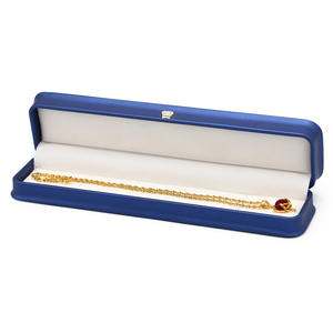 Jewelry Box Travel Box For Necklace Custom Luxury Chain Necklace Long Diamond Jewelry Gift For Leather Box Packaging Jewelry Travel Box