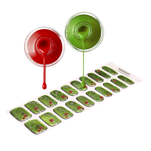 ملصقات أظافر جل شبه معالجة بالأشعة فوق البنفسجية طويلة الأمد، تصاميم جديدة مع مصباح الأشعة فوق البنفسجية - Product Image 3