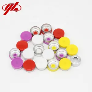 Vial Caps 20mm 13mm 20mm 32mm Injection Or Infusion Used Medical Aluminum Plastic Flip Up Vial Cap