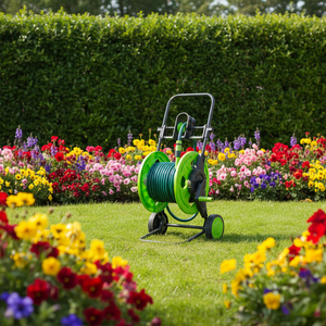 NQ SPORTS Kit de <span class=keywords><strong>tuyau</strong></span> d'arrosage rétractable <span class=keywords><strong>mural</strong></span> haute pression robuste et portable pour usage domestique et de jardin - Product Image 6