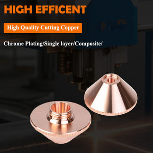 Fabricante CNC Custom Laser Bocal M11-M14 Dupla Camada para Cabeça de Corte de Máquina Laser Comprimento de onda 1064nm Nova Condição - Product Image 3