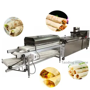 Paslanmaz çelik roti yapma makinesi pita ekmek gözleme makinesi chapati düz boncuk yapmak pankake