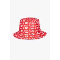 Topi Bucket Sporty Merah Harga Terjangkau untuk Grosir, Dapat Disesuaikan, Empat Musim, 100% Poliester, Jaring, Cetak Grafis, Pria