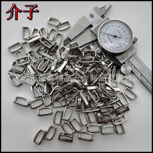 Hebillas de aleación de zinc con anillo en D de 12,4 mm x 5,3 mm, niqueladas, para bolsos y accesorios de ferretería para ropa - Product Image 4