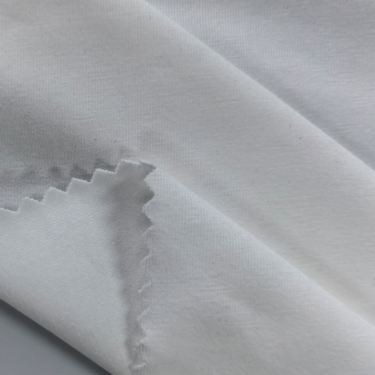 Wholesale Breathable Solid White 160GSM 93%Cotton 7%Spandex Knit 40S Cotton Single Jersey Fabric For T-shirt,Pajamas,Hometextile