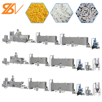 Ligne de production de riz nutritionnel artificiel extrudé FRK, machine à grains de riz enrichis, machine à fabriquer du riz extrudé